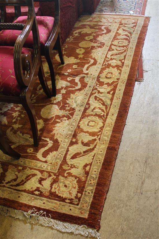 A Persian carpet, 8ft 2in by 8ft 2in.